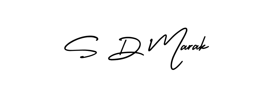 How to Draw S D Marak signature style? AmerikaSignatureDemo-Regular is a latest design signature styles for name S D Marak. S D Marak signature style 3 images and pictures png