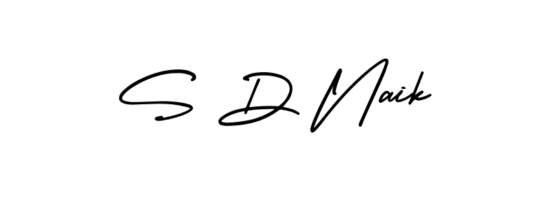 Also we have S D Naik name is the best signature style. Create professional handwritten signature collection using AmerikaSignatureDemo-Regular autograph style. S D Naik signature style 3 images and pictures png