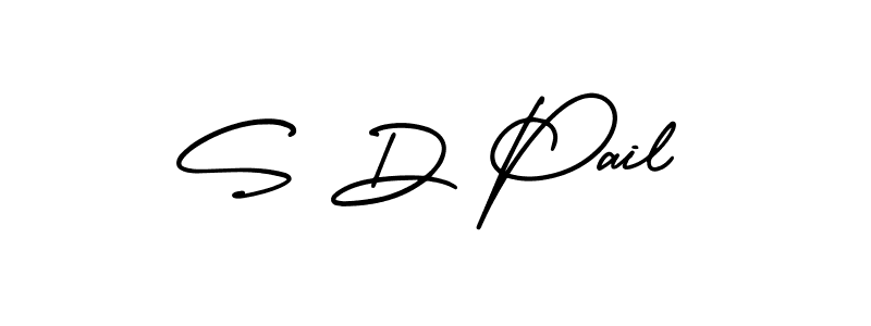 Similarly AmerikaSignatureDemo-Regular is the best handwritten signature design. Signature creator online .You can use it as an online autograph creator for name S D Pail. S D Pail signature style 3 images and pictures png