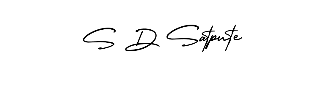 How to Draw S D Satpute signature style? AmerikaSignatureDemo-Regular is a latest design signature styles for name S D Satpute. S D Satpute signature style 3 images and pictures png