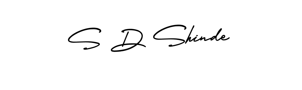 Make a beautiful signature design for name S D Shinde. Use this online signature maker to create a handwritten signature for free. S D Shinde signature style 3 images and pictures png