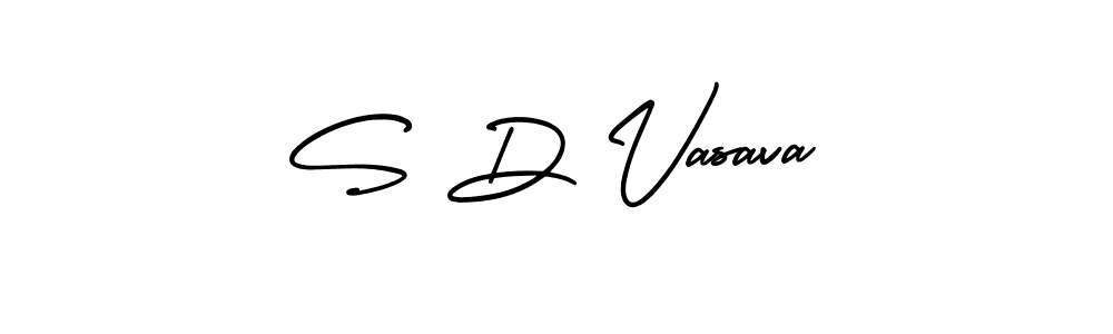 It looks lik you need a new signature style for name S D Vasava. Design unique handwritten (AmerikaSignatureDemo-Regular) signature with our free signature maker in just a few clicks. S D Vasava signature style 3 images and pictures png