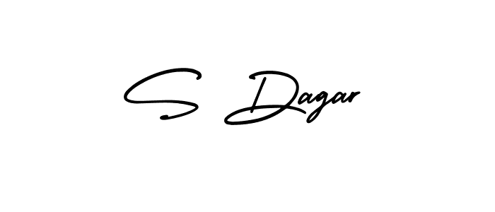 Create a beautiful signature design for name S Dagar. With this signature (AmerikaSignatureDemo-Regular) fonts, you can make a handwritten signature for free. S Dagar signature style 3 images and pictures png