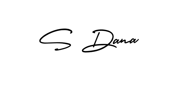 Create a beautiful signature design for name S Dana. With this signature (AmerikaSignatureDemo-Regular) fonts, you can make a handwritten signature for free. S Dana signature style 3 images and pictures png