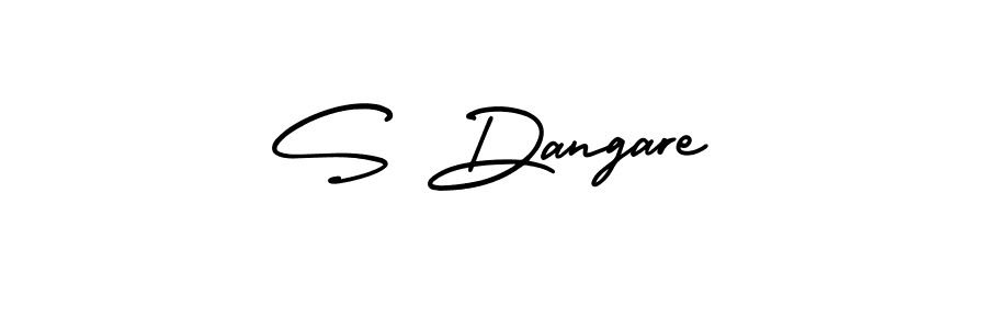 How to make S Dangare signature? AmerikaSignatureDemo-Regular is a professional autograph style. Create handwritten signature for S Dangare name. S Dangare signature style 3 images and pictures png