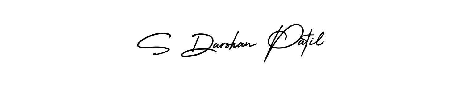Also You can easily find your signature by using the search form. We will create S Darshan Patil name handwritten signature images for you free of cost using AmerikaSignatureDemo-Regular sign style. S Darshan Patil signature style 3 images and pictures png
