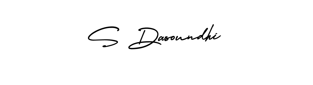 Best and Professional Signature Style for S Dasoundhi. AmerikaSignatureDemo-Regular Best Signature Style Collection. S Dasoundhi signature style 3 images and pictures png