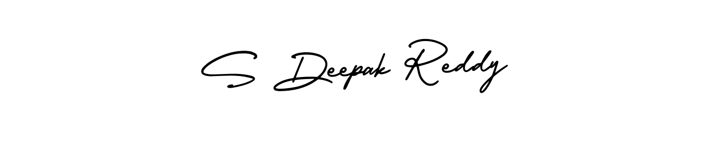 AmerikaSignatureDemo-Regular is a professional signature style that is perfect for those who want to add a touch of class to their signature. It is also a great choice for those who want to make their signature more unique. Get S Deepak Reddy name to fancy signature for free. S Deepak Reddy signature style 3 images and pictures png