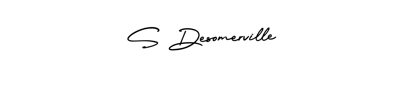 Make a beautiful signature design for name S Desomerville. Use this online signature maker to create a handwritten signature for free. S Desomerville signature style 3 images and pictures png