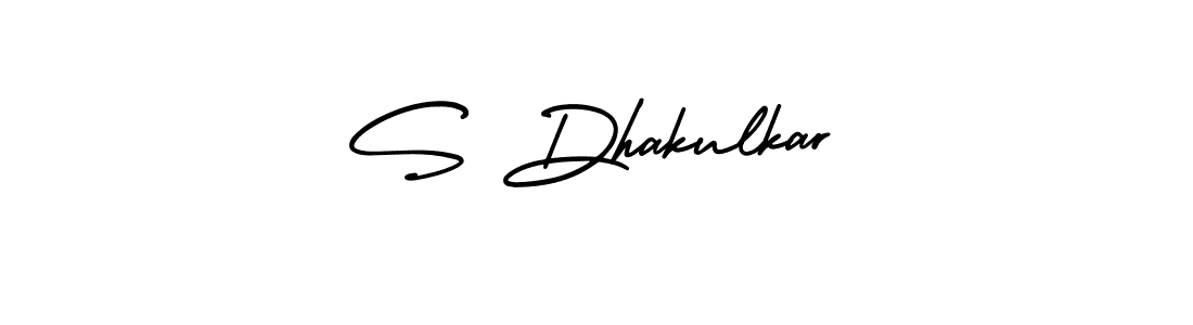 Check out images of Autograph of S Dhakulkar name. Actor S Dhakulkar Signature Style. AmerikaSignatureDemo-Regular is a professional sign style online. S Dhakulkar signature style 3 images and pictures png