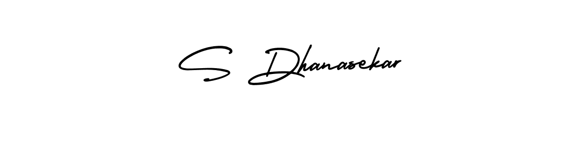 Also You can easily find your signature by using the search form. We will create S Dhanasekar name handwritten signature images for you free of cost using AmerikaSignatureDemo-Regular sign style. S Dhanasekar signature style 3 images and pictures png