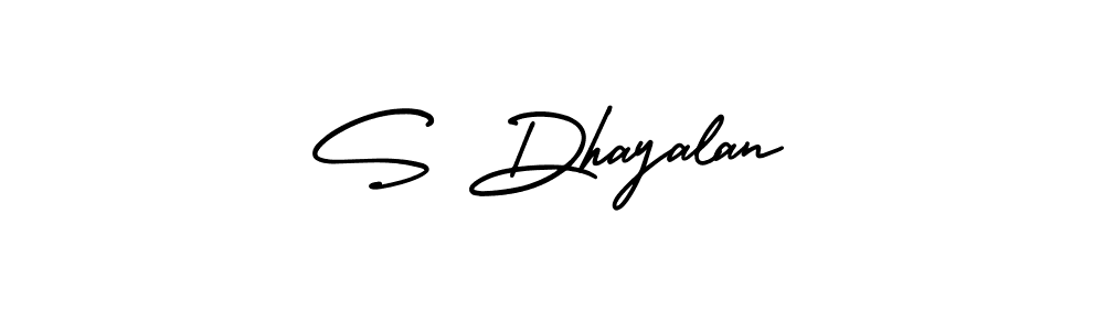 Design your own signature with our free online signature maker. With this signature software, you can create a handwritten (AmerikaSignatureDemo-Regular) signature for name S Dhayalan. S Dhayalan signature style 3 images and pictures png