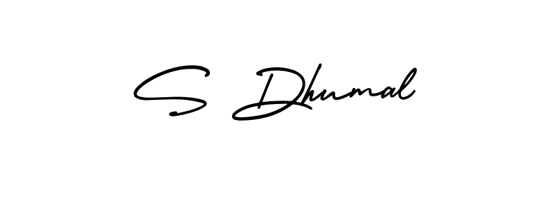 if you are searching for the best signature style for your name S Dhumal. so please give up your signature search. here we have designed multiple signature styles  using AmerikaSignatureDemo-Regular. S Dhumal signature style 3 images and pictures png