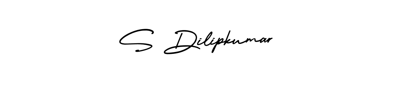 Use a signature maker to create a handwritten signature online. With this signature software, you can design (AmerikaSignatureDemo-Regular) your own signature for name S Dilipkumar . S Dilipkumar  signature style 3 images and pictures png