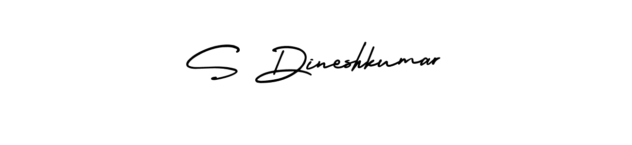 Design your own signature with our free online signature maker. With this signature software, you can create a handwritten (AmerikaSignatureDemo-Regular) signature for name S Dineshkumar. S Dineshkumar signature style 3 images and pictures png