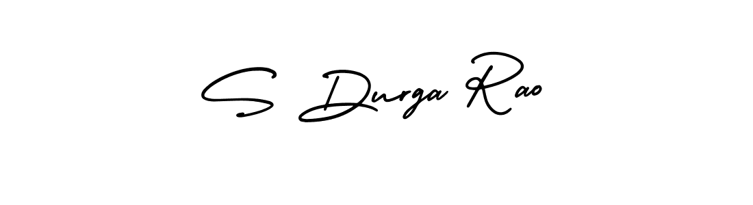 Create a beautiful signature design for name S Durga Rao. With this signature (AmerikaSignatureDemo-Regular) fonts, you can make a handwritten signature for free. S Durga Rao signature style 3 images and pictures png