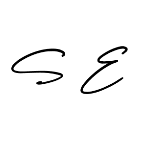 You should practise on your own different ways (AmerikaSignatureDemo-Regular) to write your name (S E) in signature. don't let someone else do it for you. S E signature style 3 images and pictures png