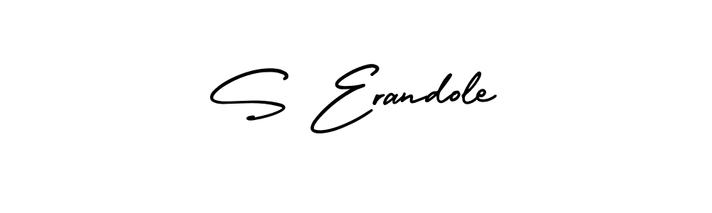 Make a short S Erandole signature style. Manage your documents anywhere anytime using AmerikaSignatureDemo-Regular. Create and add eSignatures, submit forms, share and send files easily. S Erandole signature style 3 images and pictures png
