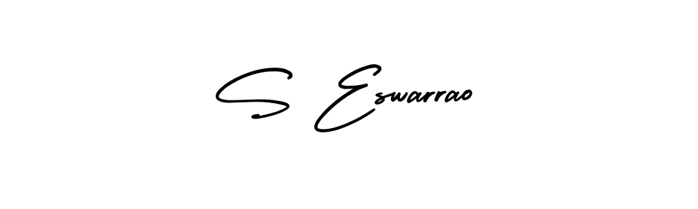 Create a beautiful signature design for name S Eswarrao. With this signature (AmerikaSignatureDemo-Regular) fonts, you can make a handwritten signature for free. S Eswarrao signature style 3 images and pictures png