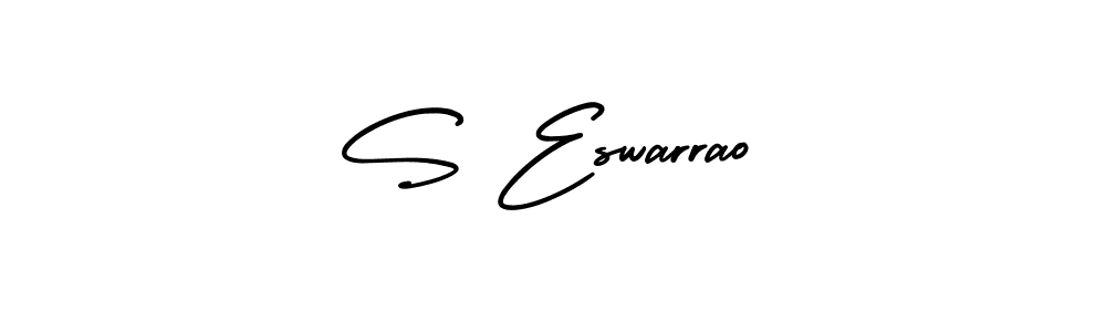 if you are searching for the best signature style for your name S Eswarrao. so please give up your signature search. here we have designed multiple signature styles  using AmerikaSignatureDemo-Regular. S Eswarrao signature style 3 images and pictures png