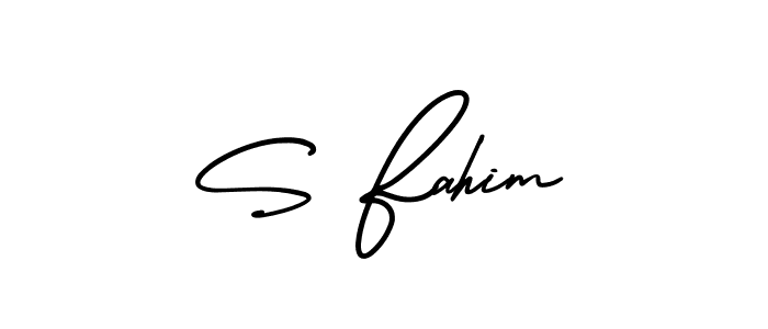 Once you've used our free online signature maker to create your best signature AmerikaSignatureDemo-Regular style, it's time to enjoy all of the benefits that S Fahim name signing documents. S Fahim signature style 3 images and pictures png