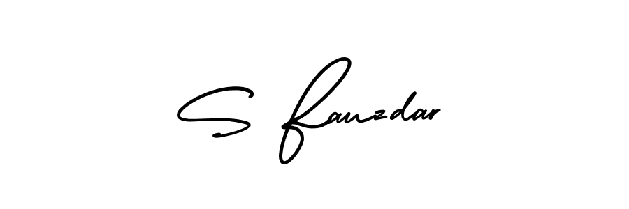 Similarly AmerikaSignatureDemo-Regular is the best handwritten signature design. Signature creator online .You can use it as an online autograph creator for name S Fauzdar. S Fauzdar signature style 3 images and pictures png