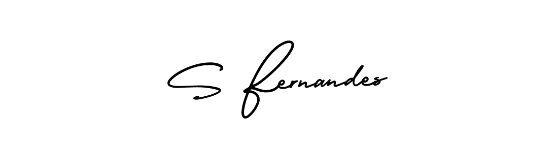 AmerikaSignatureDemo-Regular is a professional signature style that is perfect for those who want to add a touch of class to their signature. It is also a great choice for those who want to make their signature more unique. Get S Fernandes name to fancy signature for free. S Fernandes signature style 3 images and pictures png