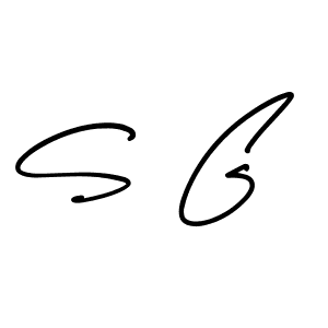 Best and Professional Signature Style for S G. AmerikaSignatureDemo-Regular Best Signature Style Collection. S G signature style 3 images and pictures png
