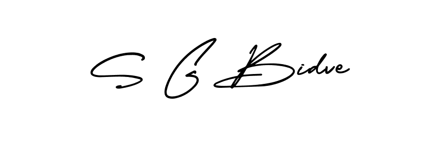 Similarly AmerikaSignatureDemo-Regular is the best handwritten signature design. Signature creator online .You can use it as an online autograph creator for name S G Bidve. S G Bidve signature style 3 images and pictures png