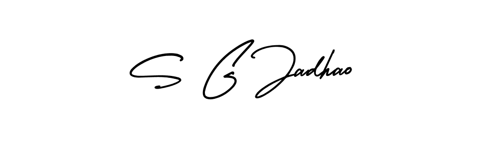 Make a beautiful signature design for name S G Jadhao. Use this online signature maker to create a handwritten signature for free. S G Jadhao signature style 3 images and pictures png