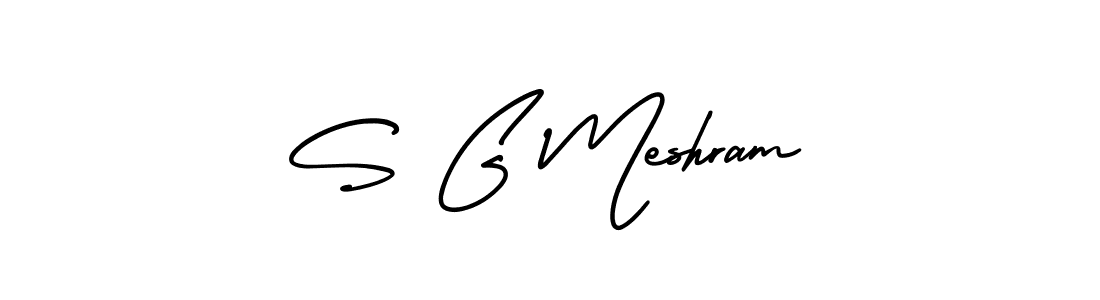 How to make S G Meshram signature? AmerikaSignatureDemo-Regular is a professional autograph style. Create handwritten signature for S G Meshram name. S G Meshram signature style 3 images and pictures png