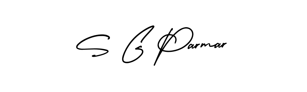 Use a signature maker to create a handwritten signature online. With this signature software, you can design (AmerikaSignatureDemo-Regular) your own signature for name S G Parmar. S G Parmar signature style 3 images and pictures png