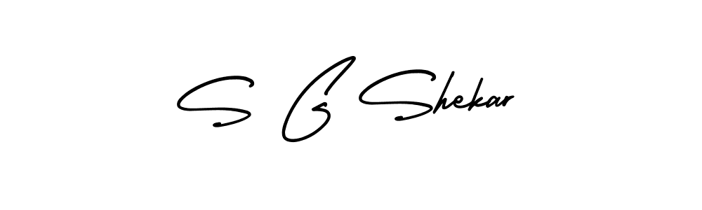 Design your own signature with our free online signature maker. With this signature software, you can create a handwritten (AmerikaSignatureDemo-Regular) signature for name S G Shekar. S G Shekar signature style 3 images and pictures png