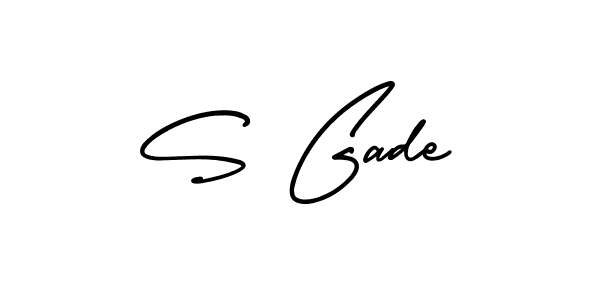 Best and Professional Signature Style for S Gade. AmerikaSignatureDemo-Regular Best Signature Style Collection. S Gade signature style 3 images and pictures png