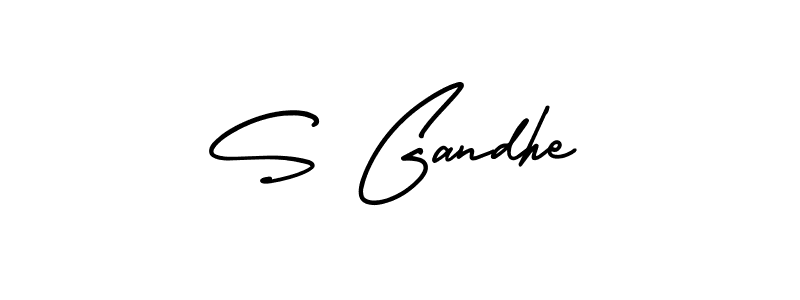 Best and Professional Signature Style for S Gandhe. AmerikaSignatureDemo-Regular Best Signature Style Collection. S Gandhe signature style 3 images and pictures png