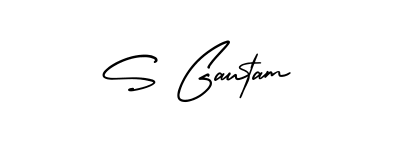 Once you've used our free online signature maker to create your best signature AmerikaSignatureDemo-Regular style, it's time to enjoy all of the benefits that S Gautam name signing documents. S Gautam signature style 3 images and pictures png