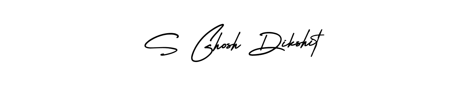 Make a beautiful signature design for name S Ghosh Dikshit. Use this online signature maker to create a handwritten signature for free. S Ghosh Dikshit signature style 3 images and pictures png