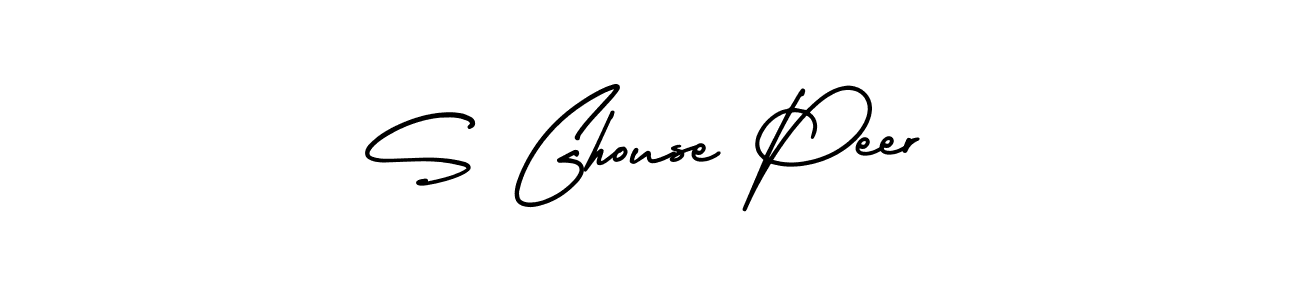 S Ghouse Peer stylish signature style. Best Handwritten Sign (AmerikaSignatureDemo-Regular) for my name. Handwritten Signature Collection Ideas for my name S Ghouse Peer. S Ghouse Peer signature style 3 images and pictures png