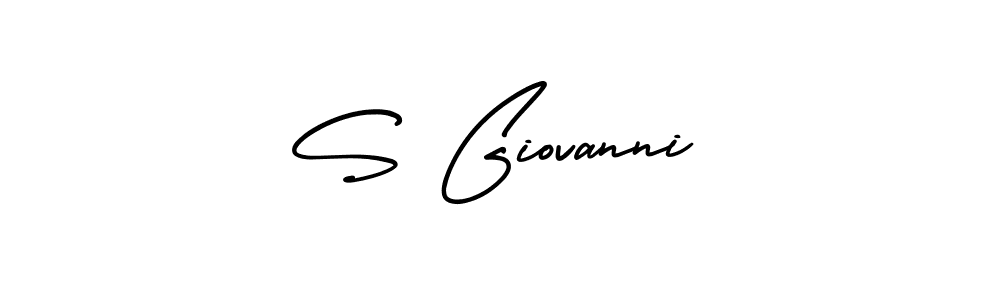 Best and Professional Signature Style for S Giovanni. AmerikaSignatureDemo-Regular Best Signature Style Collection. S Giovanni signature style 3 images and pictures png