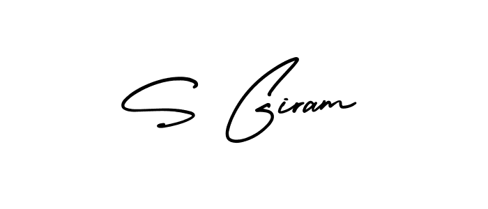 Make a beautiful signature design for name S Giram. Use this online signature maker to create a handwritten signature for free. S Giram signature style 3 images and pictures png