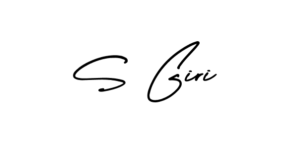 S Giri stylish signature style. Best Handwritten Sign (AmerikaSignatureDemo-Regular) for my name. Handwritten Signature Collection Ideas for my name S Giri. S Giri signature style 3 images and pictures png