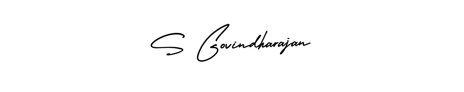 Make a short S Govindharajan signature style. Manage your documents anywhere anytime using AmerikaSignatureDemo-Regular. Create and add eSignatures, submit forms, share and send files easily. S Govindharajan signature style 3 images and pictures png