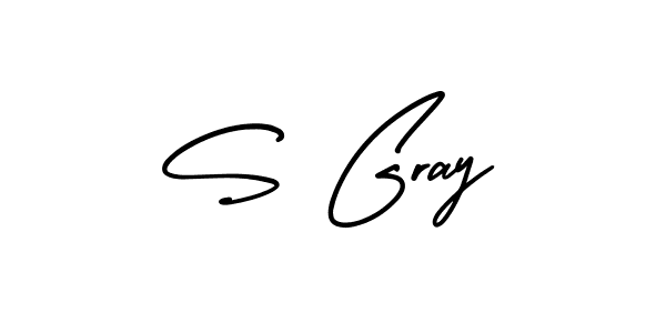 How to make S Gray signature? AmerikaSignatureDemo-Regular is a professional autograph style. Create handwritten signature for S Gray name. S Gray signature style 3 images and pictures png