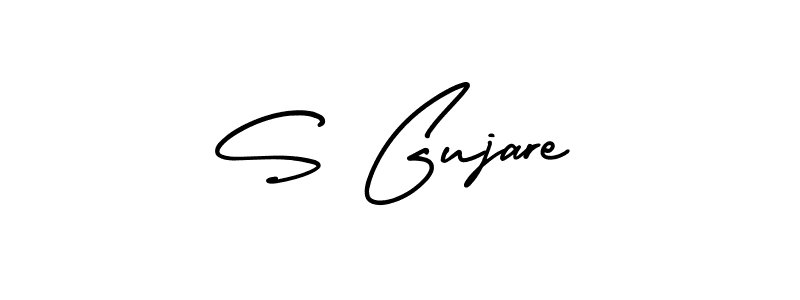 How to Draw S Gujare signature style? AmerikaSignatureDemo-Regular is a latest design signature styles for name S Gujare. S Gujare signature style 3 images and pictures png