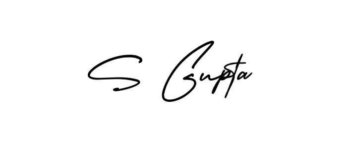 It looks lik you need a new signature style for name S Gupta. Design unique handwritten (AmerikaSignatureDemo-Regular) signature with our free signature maker in just a few clicks. S Gupta signature style 3 images and pictures png