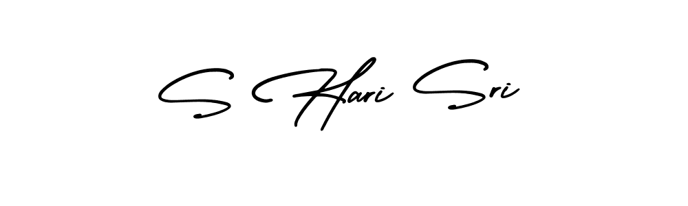 Use a signature maker to create a handwritten signature online. With this signature software, you can design (AmerikaSignatureDemo-Regular) your own signature for name S Hari Sri. S Hari Sri signature style 3 images and pictures png