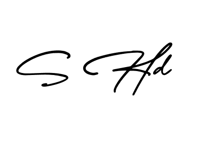 Create a beautiful signature design for name S Hd. With this signature (AmerikaSignatureDemo-Regular) fonts, you can make a handwritten signature for free. S Hd signature style 3 images and pictures png