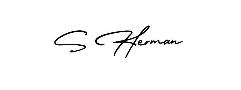 Also we have S Herman name is the best signature style. Create professional handwritten signature collection using AmerikaSignatureDemo-Regular autograph style. S Herman signature style 3 images and pictures png