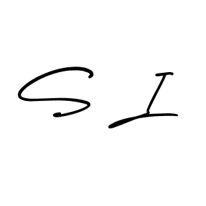 Create a beautiful signature design for name S I. With this signature (AmerikaSignatureDemo-Regular) fonts, you can make a handwritten signature for free. S I signature style 3 images and pictures png