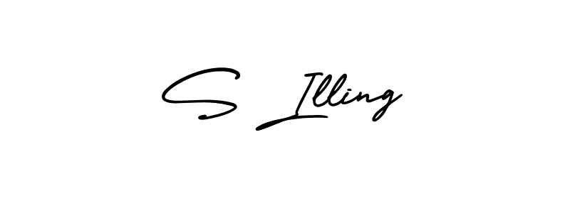 Best and Professional Signature Style for S Illing. AmerikaSignatureDemo-Regular Best Signature Style Collection. S Illing signature style 3 images and pictures png